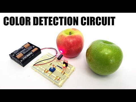 Simple Color Detection Circuit | Science Project