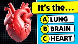 Can You Pass This Human Body Quiz?  General Knowledge Quiz