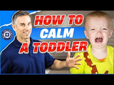 How to Calm a Toddler During a Tantrum | Dad University