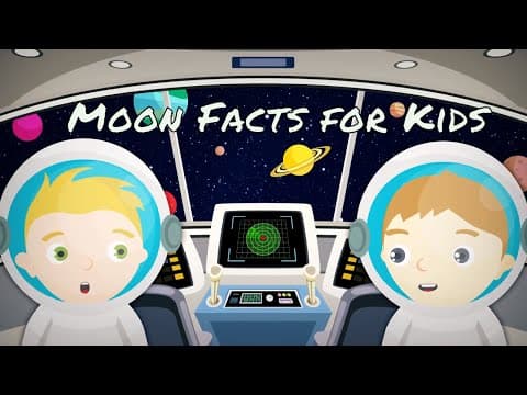 What Does the Moon Do? - 10 Moon Facts for Kids - Moon Facts for Kids - Moon Facts - Moon for Kids