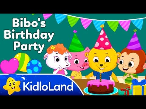 Bibo's Birthday Party - Kids Shows - Funny Cartoon for Kids
