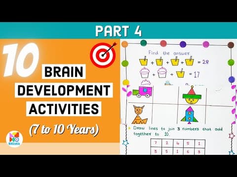 Part#4 | 10 Brain development activities for 7 to 10 years | Improve Concentration & Observation