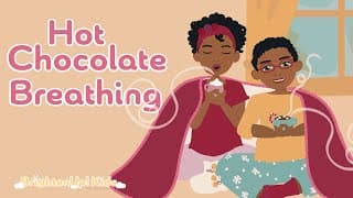 A Cozy Winter Day - Mindful Meditation With Hot Chocolate Breathing - For Kids