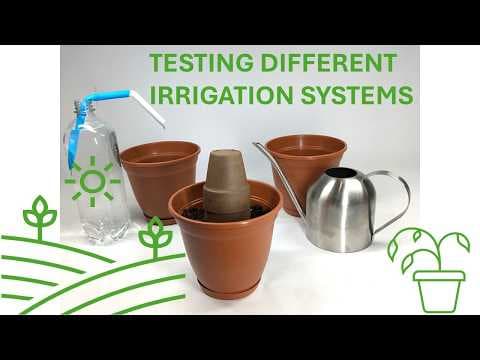 Comparing Different Types of Irrigation Systems | Science Project - YouTube