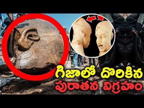 గిజాలో దొరికిన అతి పురాతన విగ్రహం  -  Ancient Statue Found In Giza  -  Telugu interesting Facts
