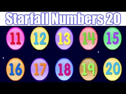 Starfall Numbers Count & Learn to 20