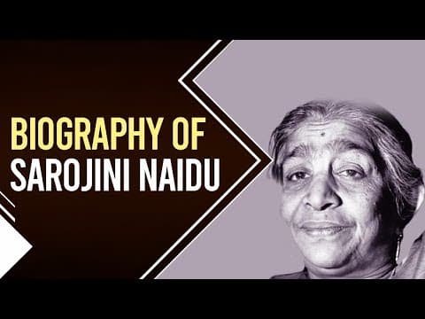 Biography of Sarojini Naidu, Freedom fighter of India & a poet also known as Nightingale of India