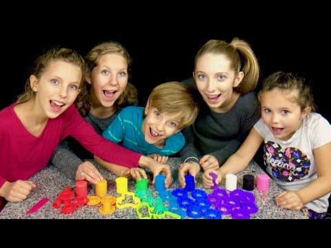 Learn English Colors Rainbow Play Doh