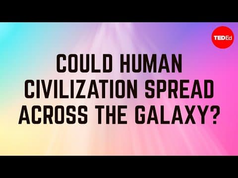 Could human civilization spread across the whole galaxy? - Roey Tzezana - YouTube