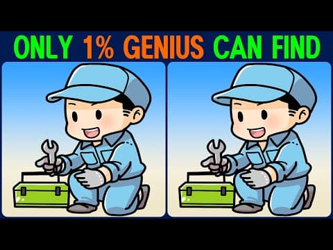 【Find the Difference】 Can you find all the differences! Try it!