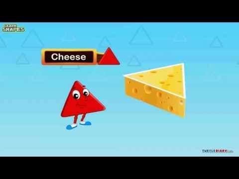 Let's Learn About the TRIANGLE SHAPE Math for Kids