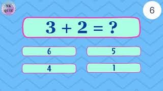 Addition Quiz | Maths Addition Quiz One Digit Sheet 2