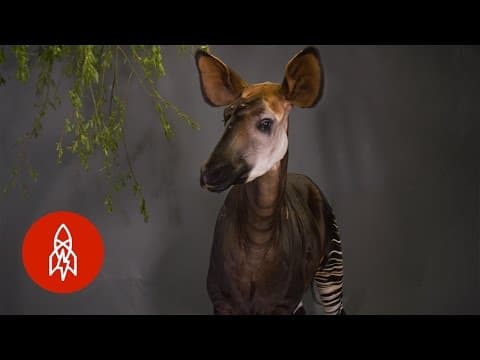 The Only Relative of the Giraffe Looks Like a Zebra