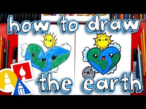 How To Draw The Earth As A Heart