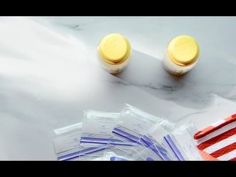 How to store frozen breast milk