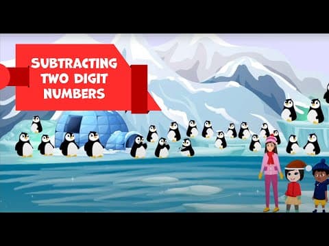 Subtracting Two-Digit Numbers | Easy Math for Kids | Fefdy Prime