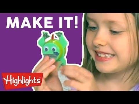 Pond Sliders | Kids Make It! | Crafty Kids Videos