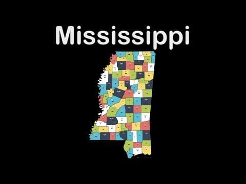 Mississippi Geography Mississippi State Mississippi Counties