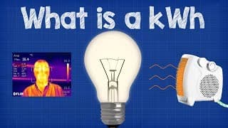 What a kWh is, the kilowatt hour is used for energy bills