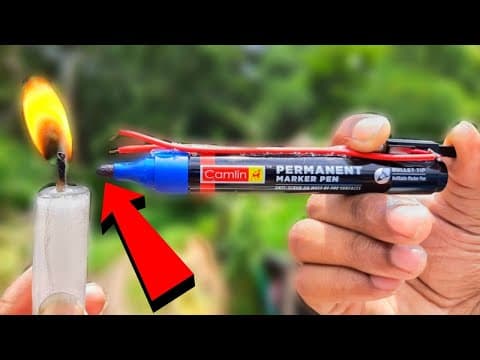 3 Amazing Permanent Marker Tricks - Science Experiment With Marker