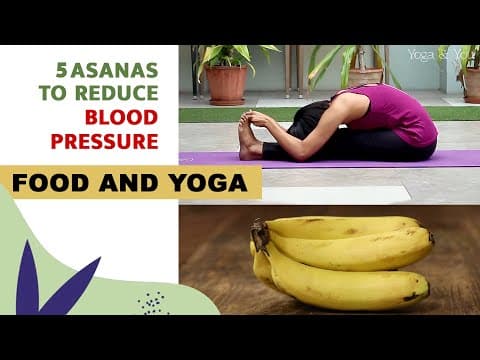 5 Asanas To Reduce Blood Pressure | Yoga For Blood Pressure | Food And Yoga | @VentunoYoga