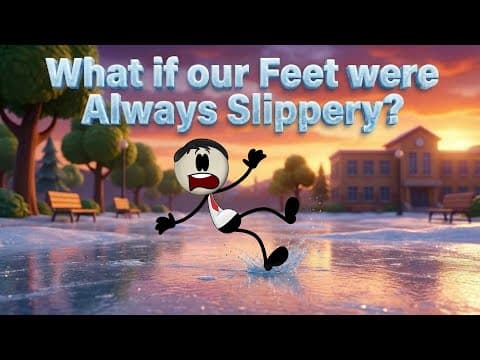 What if our Feet were Always Slippery? + more videos | #aumsum #kids #whatif