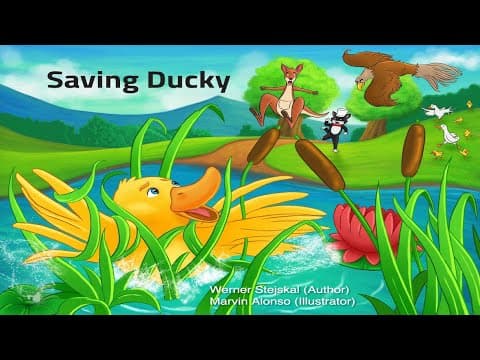 Adventure stories with Oliver and Jumpy, story 2, Saving Ducky