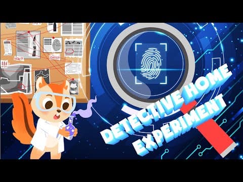 Forensic Science |  Detective Home Experiment | Fingerprints Lifting Game | Science for Kids