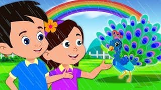 Rim Jhim Rim Jhim Barish Aayi रिमझिम रिमझिम बारिश आई Hindi Nursery Rhymes Kids Rhymes