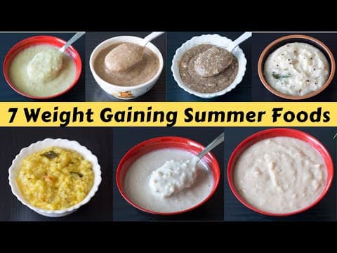 Baby Food | 7 Weight Gaining Summer Foods for 7M+ Babies | Breakfast, Lunch & Dinners