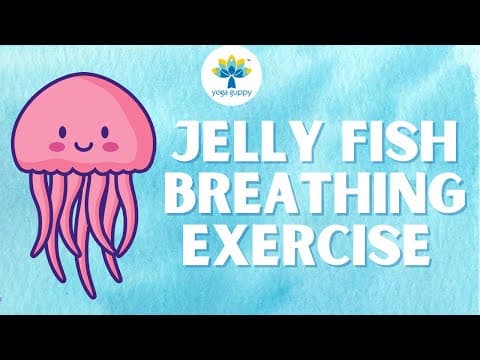 Jelly Fish Breathing Exercise for Kids | Improve Focus & Concentration | Yoga Guppy