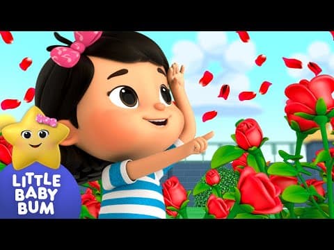 Ring-A-Ring O Roses ⭐Mia's Play Time with Red Roses! LittleBabyBum
