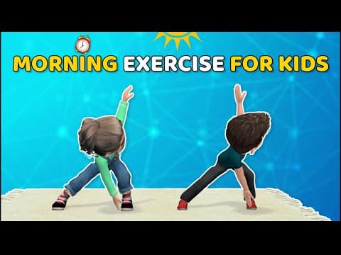 10 MINUTE CHILDREN'S MORNING EXERCISE – NO JUMPING NO REPEATS