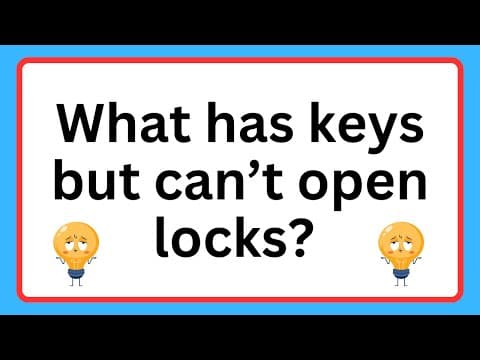 20 Hard Riddles With Answers | NOBODY CAN SOLVE THIS