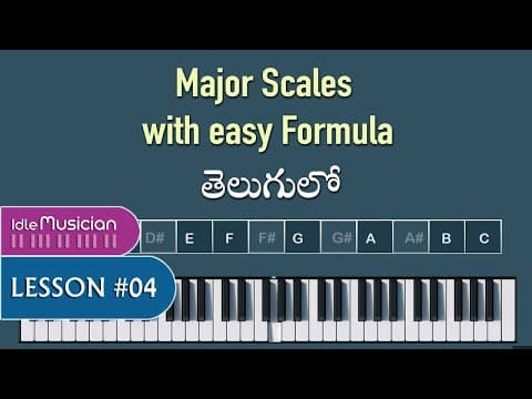 All Major Scales on Keyboard | Lesson 4