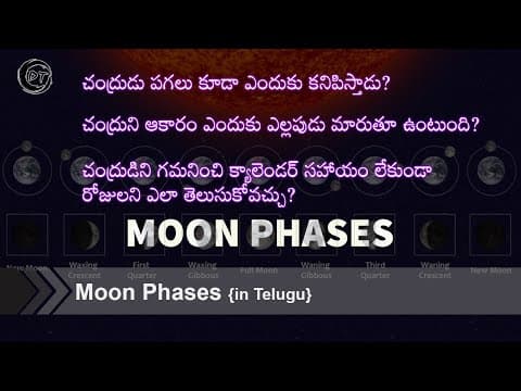 చంద్రుని దశలు - moonphases