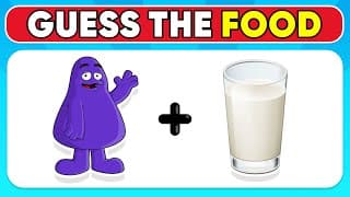 Guess The Food By Only 2 Emojis Food And Drink By Emoji Quiz