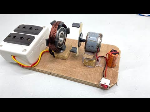 Free Energy 240 volt New Technique using Mcb and magnet