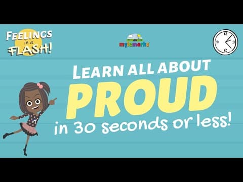 Feelings in a flash! [proud]