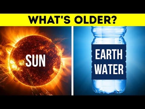 Could water be older than the sun?!