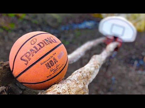 The Swish Machine, a 70-step basketball trick shot Rube Goldberg Machine
