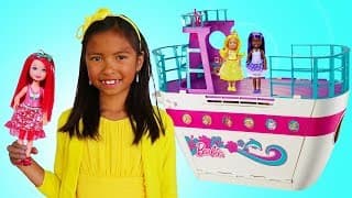 Wendy Pretend Play w/ Barbie Doll Cruise Ship Adventure Toy