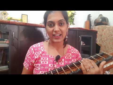 68 Alankaram 2| Chaturasra jathi Matya thalam | Veena tutorial | Carnatic basic lesson