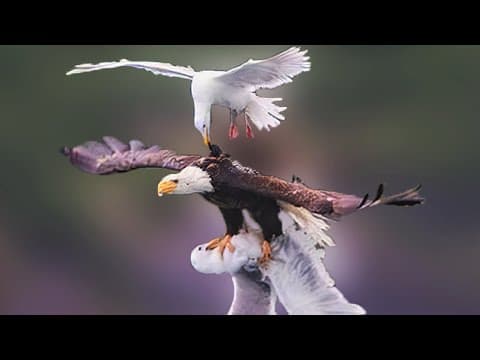 35 Most Epic Bird Battles Recorded On Camera