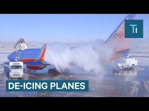 Why Planes Need To Be De-Iced