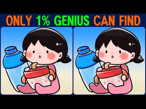 【Find the Difference】 Can you find all the differences! Try it!