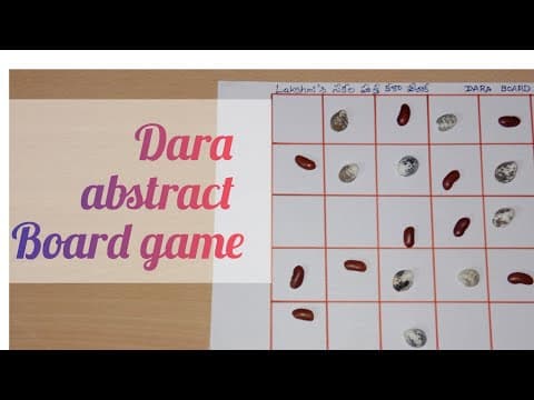 Dara board game || Strategy indoor game || Nigeria board game