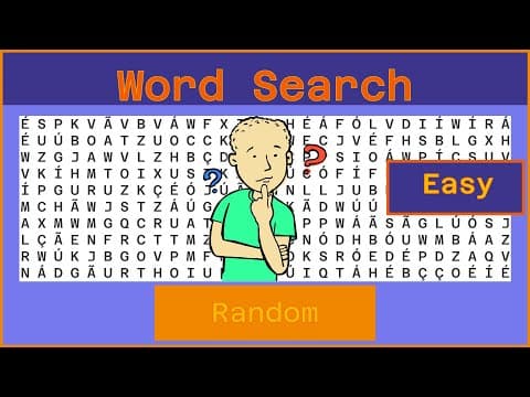 Word Search - Challenge  Ep678