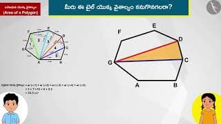 బహుభుజి ప్రాంతం|Part 1/2|Area of a Polygon