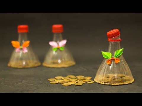 How To Make Plastic Bottle Piggy Bank